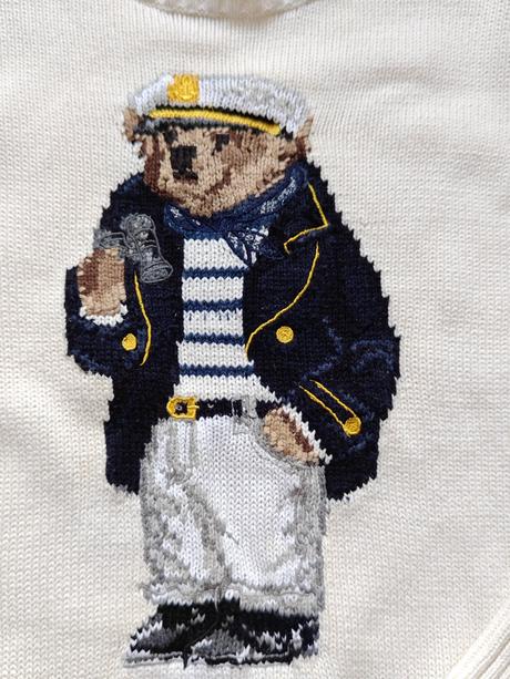 Ralph lauren bear originál damsky sveter, ralph lauren,s