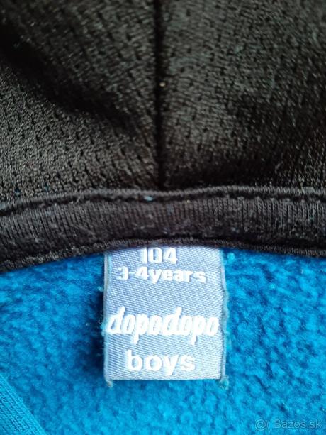 Mikiny chlapčenské vel.104, dopodopo,104