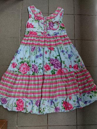 Kvietkované šaty, 128