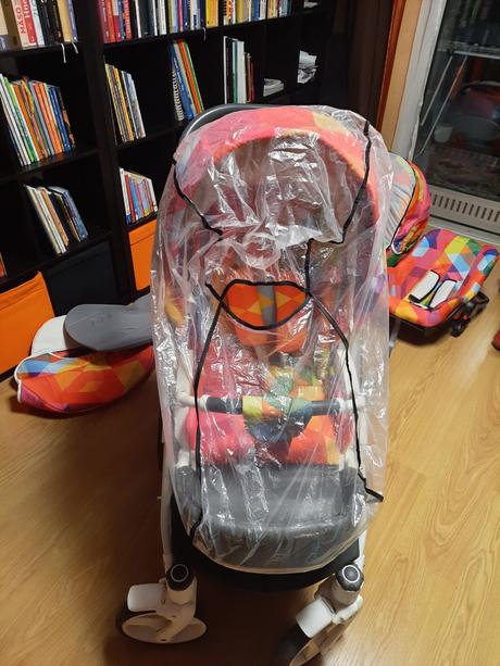 Bexa cube, farebný, dobre zachovalý kočík 3v1, bexa,bexa cube