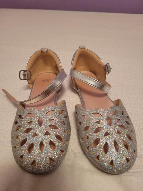 Sandalky strieborne 31 h&m, h&m,31