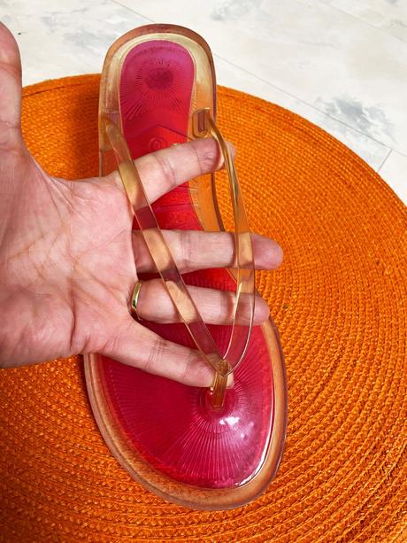 Plážové gumené žabky, 39