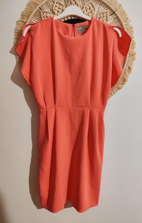 Korálové šaty asos, s