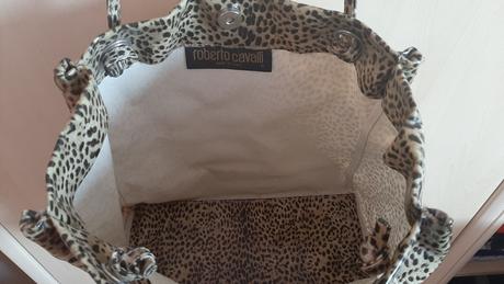 Exkluzívna väčšia taška kabela roberto cavalli, roberto cavalli