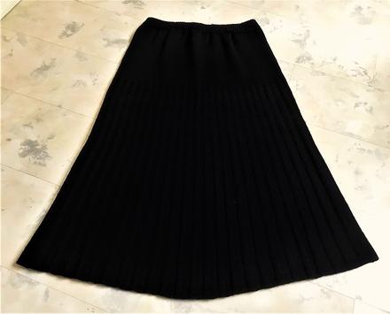 Teplá pletená sukňa, l