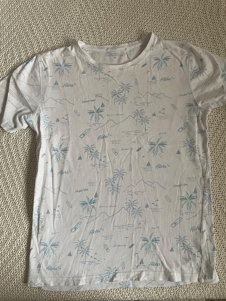 Krásne 2 ks tričiek s letným motívom, reserved,164