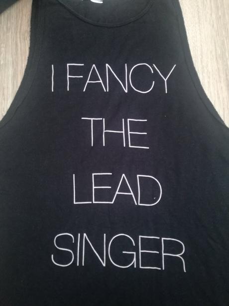 Čierne festivalové tielko hm, h&m,m