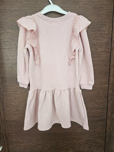 Volánikové šaty, h&m,110