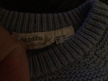 Modrý svetríky lupilu, v.74-80, ako nový, lupilu,74