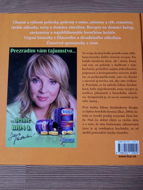 Zdena studenková - nové recepty so štipkou herecké, 