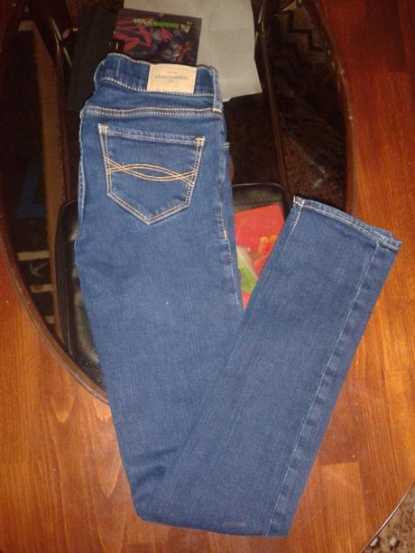 Dievčenské slim rifle abercrombie and fitch, abercrombie&fitch,140