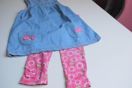 Šatôčky + legíny s jahôdkami ako nové, f&f,86