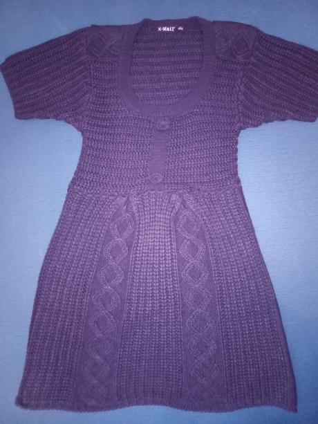 Hrubý pletený pulóver, s