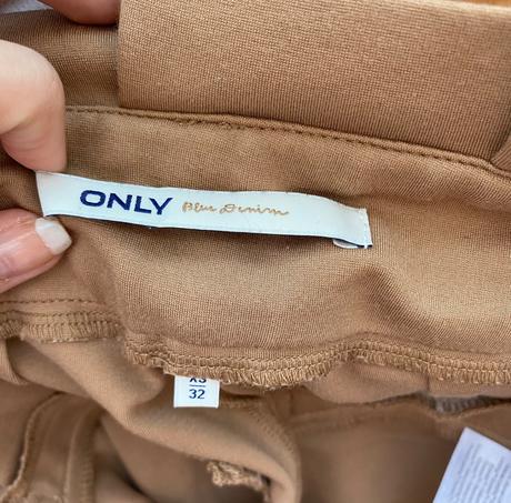Hnedé nohavice, only,xs