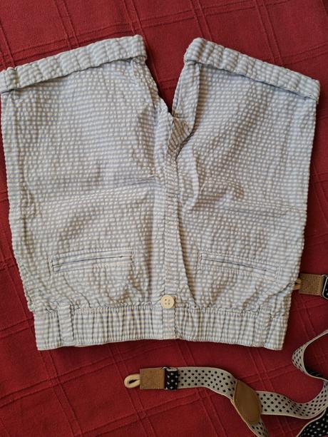 Ľahké kraťasy s trakmi, 86