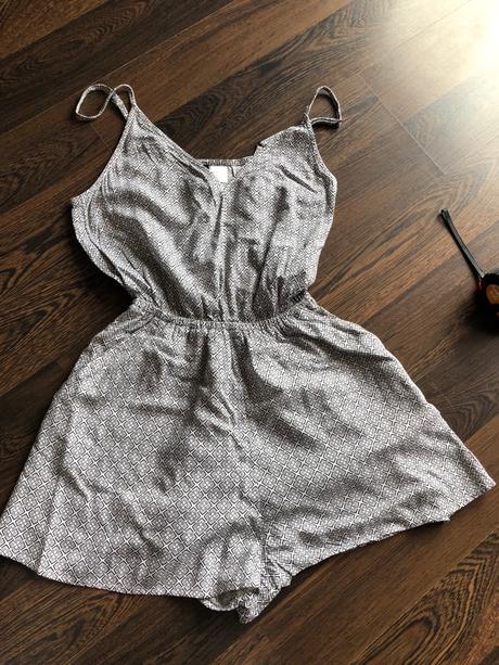 Overal šortky, h&m,32