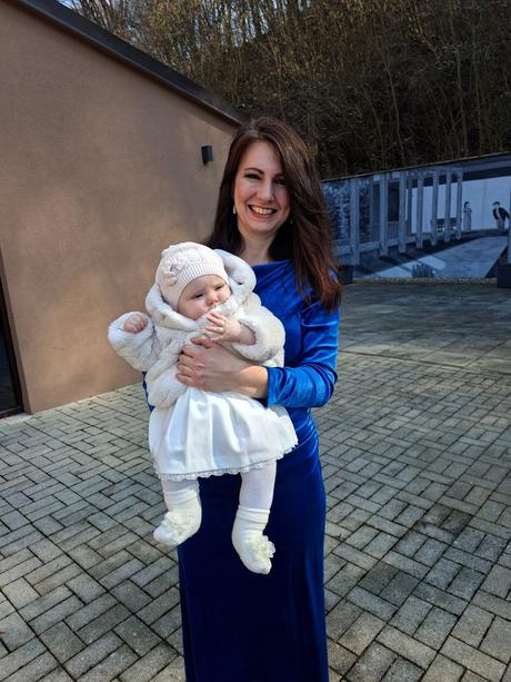 Mayoral šaty biele a kabátik, krst, mayoral,68