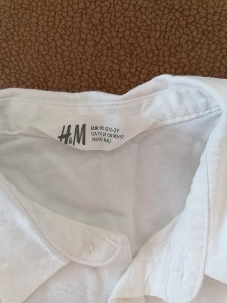 Košeľa s vestou, h&m,92