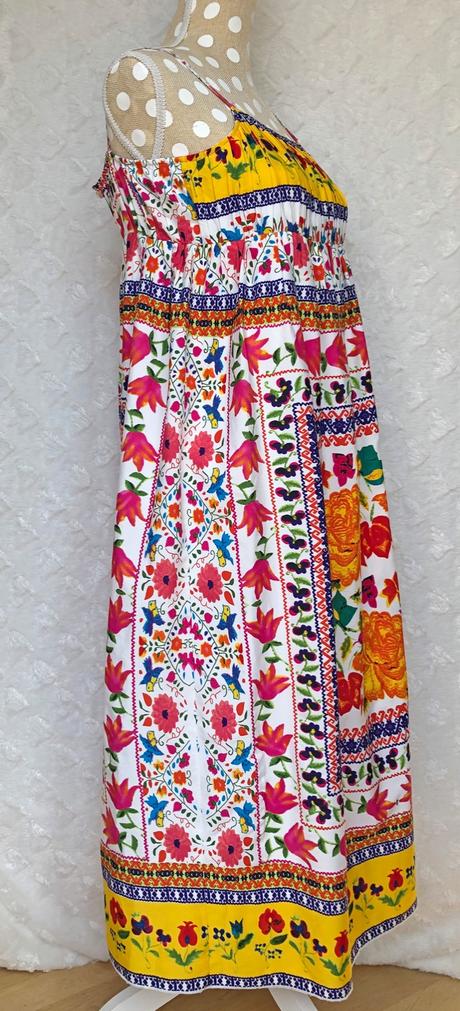 Farebné maxi šaty na ramienka, george,152