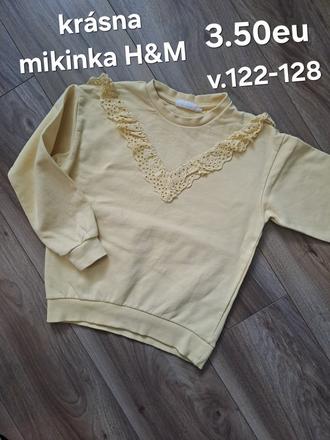 Volánikova mikina h&m, 122