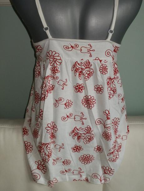 Dlhšie tričko na ramienka, l