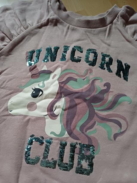 Unicorn mikina 110/116, kappahl,110