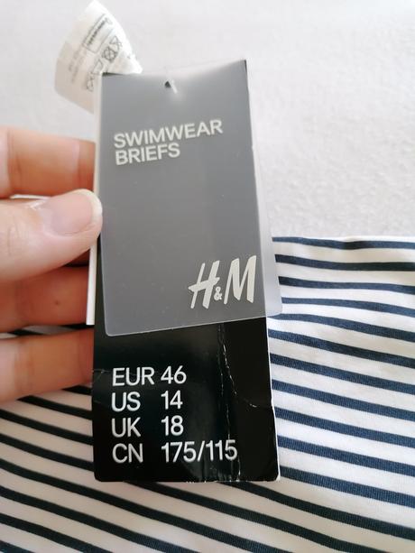 Spodný diel plaviek, h&m,46