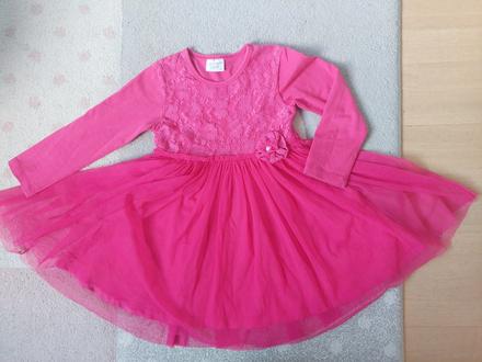 Saty s tylovou sukňou veľ.104/110, 104