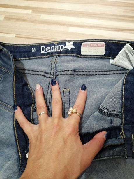 Nenosené rifle, denim,m