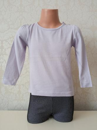 Dievčenské svetlofialové tričko (12-24 mes.), lupilu,86