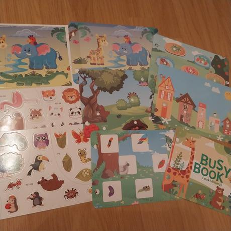 Busybook vzdelavacia kniha pre najmensich,