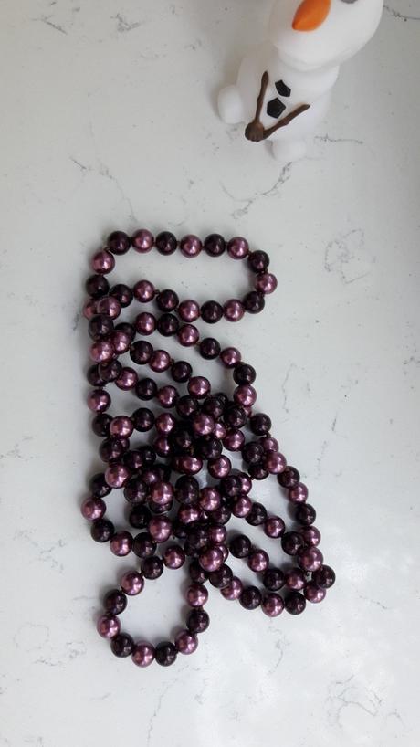 Kvalitné perličky bordové,