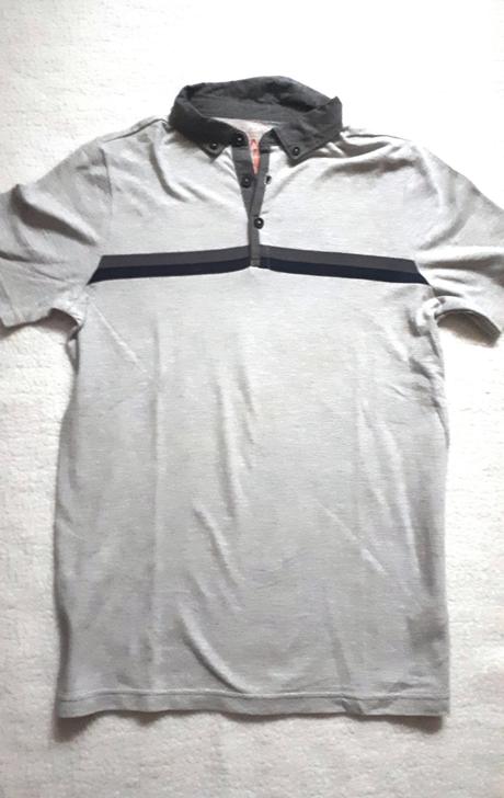 Tričko s golierom a gombíkmi, f&f,158