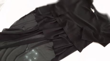 Nova čierna tunika top, l