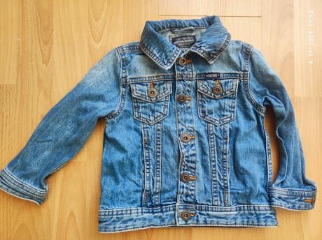 Riflová bunda pre dievčatko 98, palomino,98