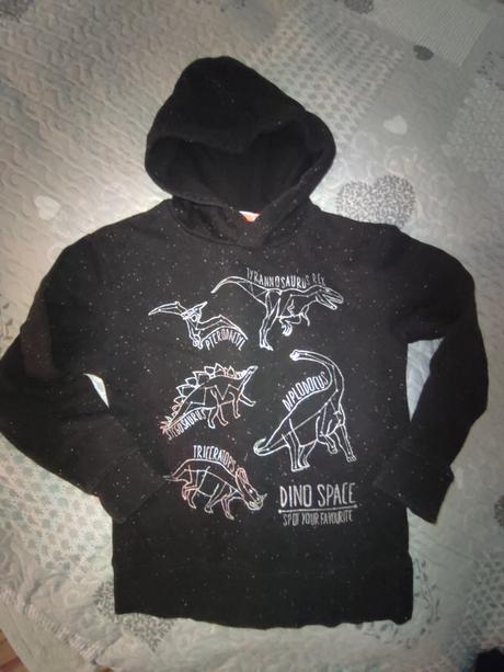 Krásna dinosaurus mikina 122-128, h&m,122