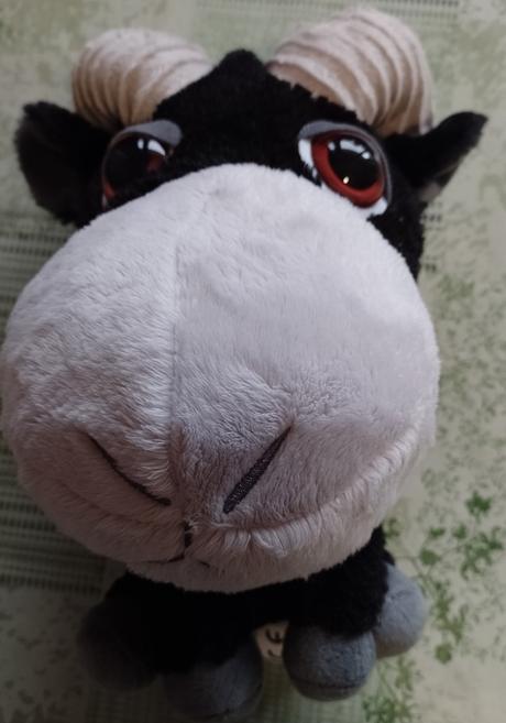 Plyšový čierno biely capko, big headz, 26 cm, 