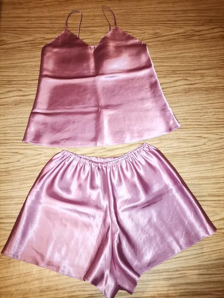 Saténové pyžamo veľ. s, s