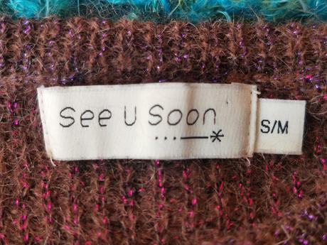 See u soon - cool sveter s jemným leskom, s