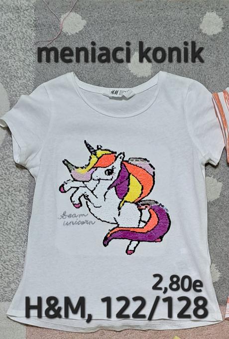 Tričko v.122 a 122/128, h&m,122
