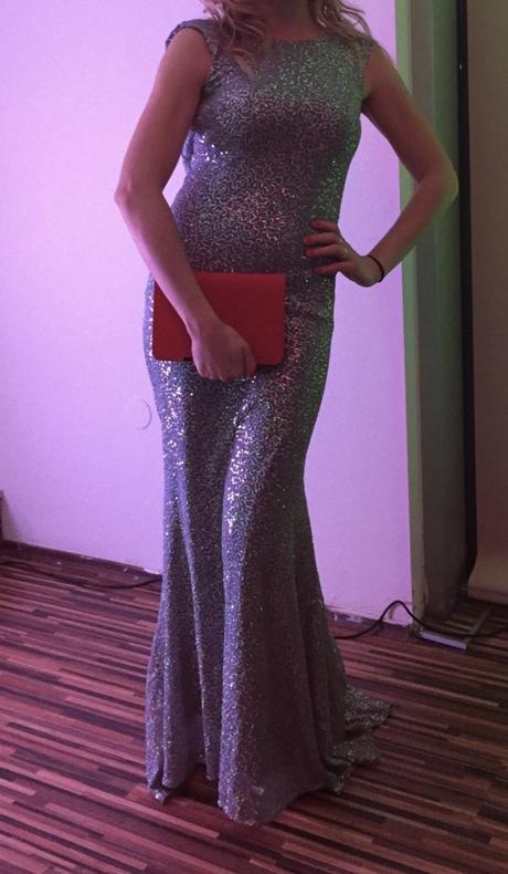 Flitrované plesové šaty pretty women, s