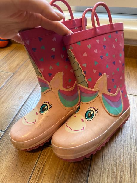 Zateplené gumáky 28 jednorožci, f&f,28