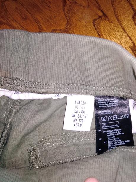 Nohavice, h&m,128