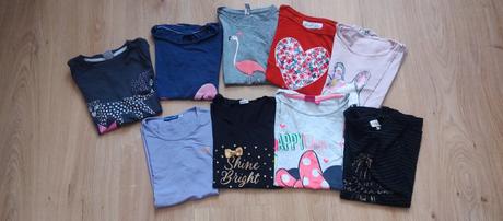 Balík dievča jar leto jeseň 122/128 viac ako 60 ks, 122–134