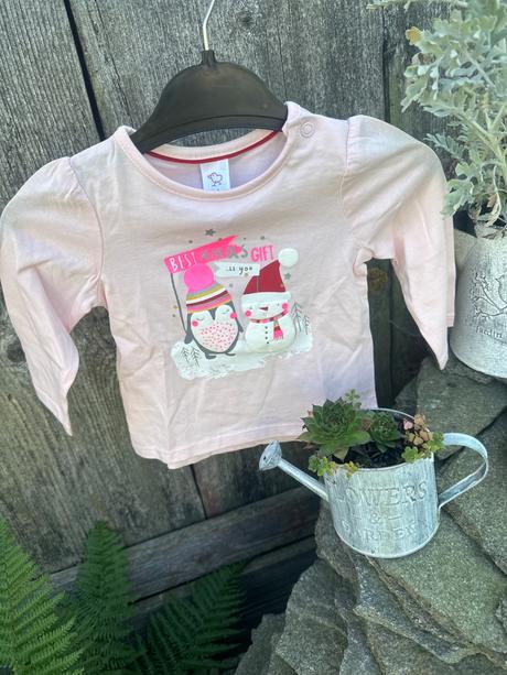 Vianocne tričko c&a bio cotton, 68 / 92