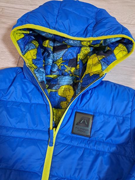 Obojstranná prešívaná vetrovka alpine pro, alpine pro,140