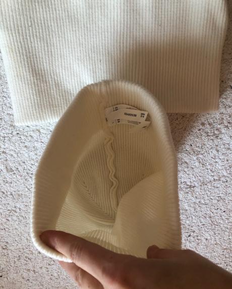 Biela bavlnená súprava čiapka a nákrčník, reserved, reserved