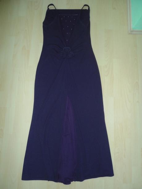 Fialove spoločenské šaty, m