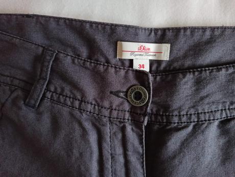 S.oliver nohavice bavlna ľan, s.oliver,s