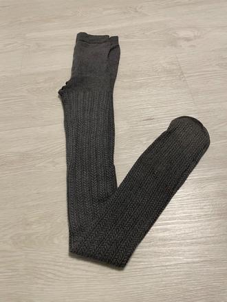 Tmavosivej pančuchy s plastickym vzorom 152/158, c&a,158